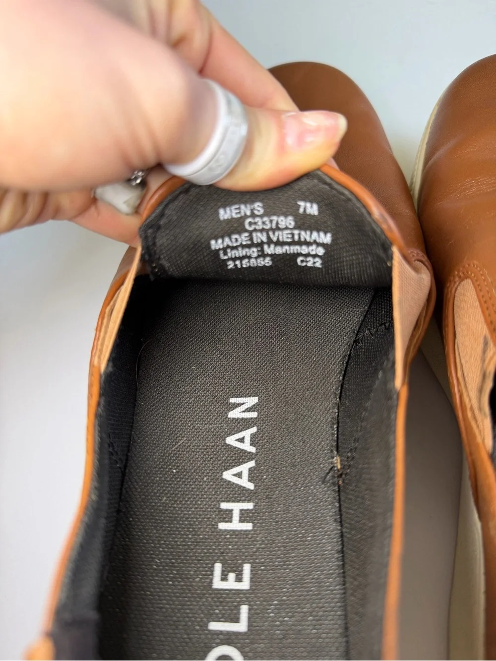 Cole Haan smooth tan